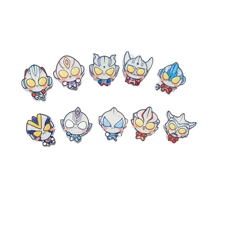 Acrylic Cosplay Prop - Kreativer Cartoon-Kühlschrankmagnet mit dem coolen Ultraman,