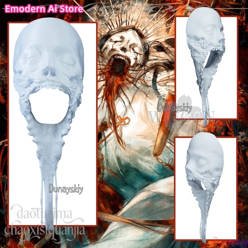Cosplay Prop Diy - Horror Anime Weiß DIY Färbung Scary