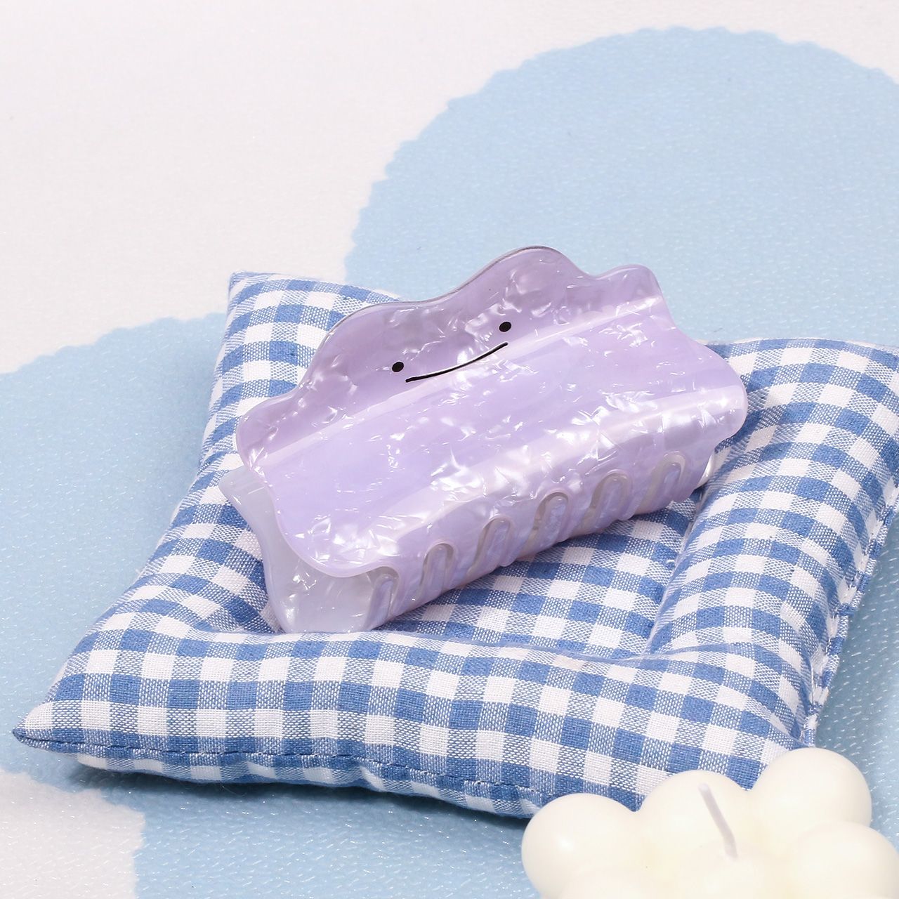 Cosplay Prop Diy - Pokémon Ditto Haarspange Lila Niedliche Mädchen-Haarklammer