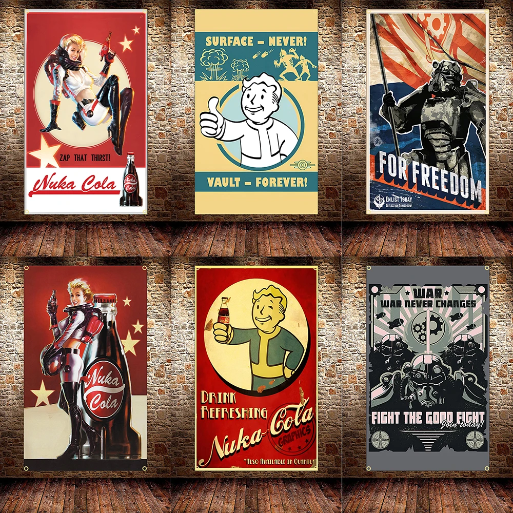 Fallout Cosplay Prop - FLAGDOM 90 x 150 cm, 3