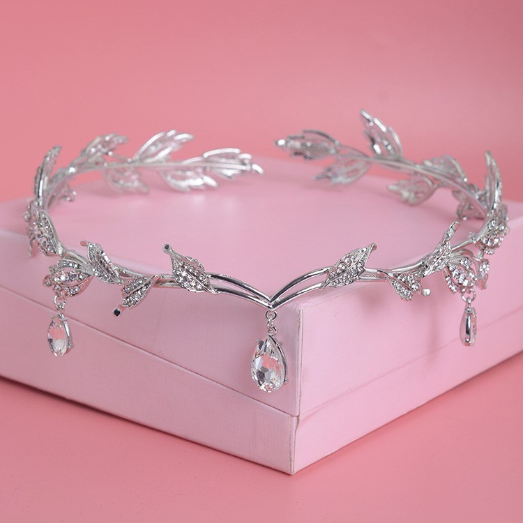 Aerith Cosplay Prop - Luxus Kristall Krone Braut Haar Zubehör