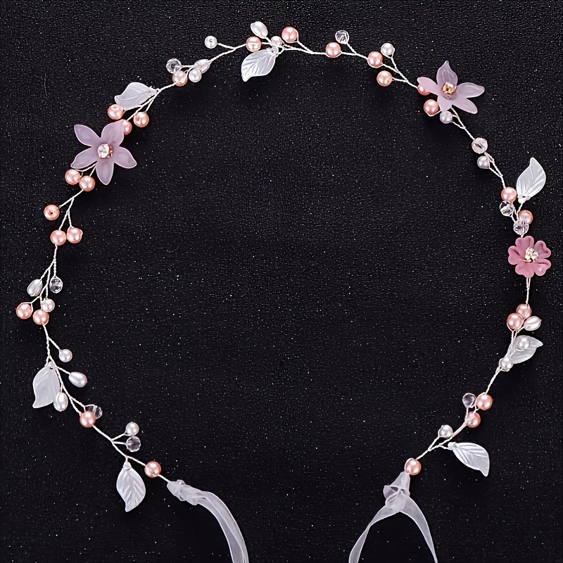 Aerith Cosplay Prop - Kristall Blatt Haar Rebe Band Stirnband