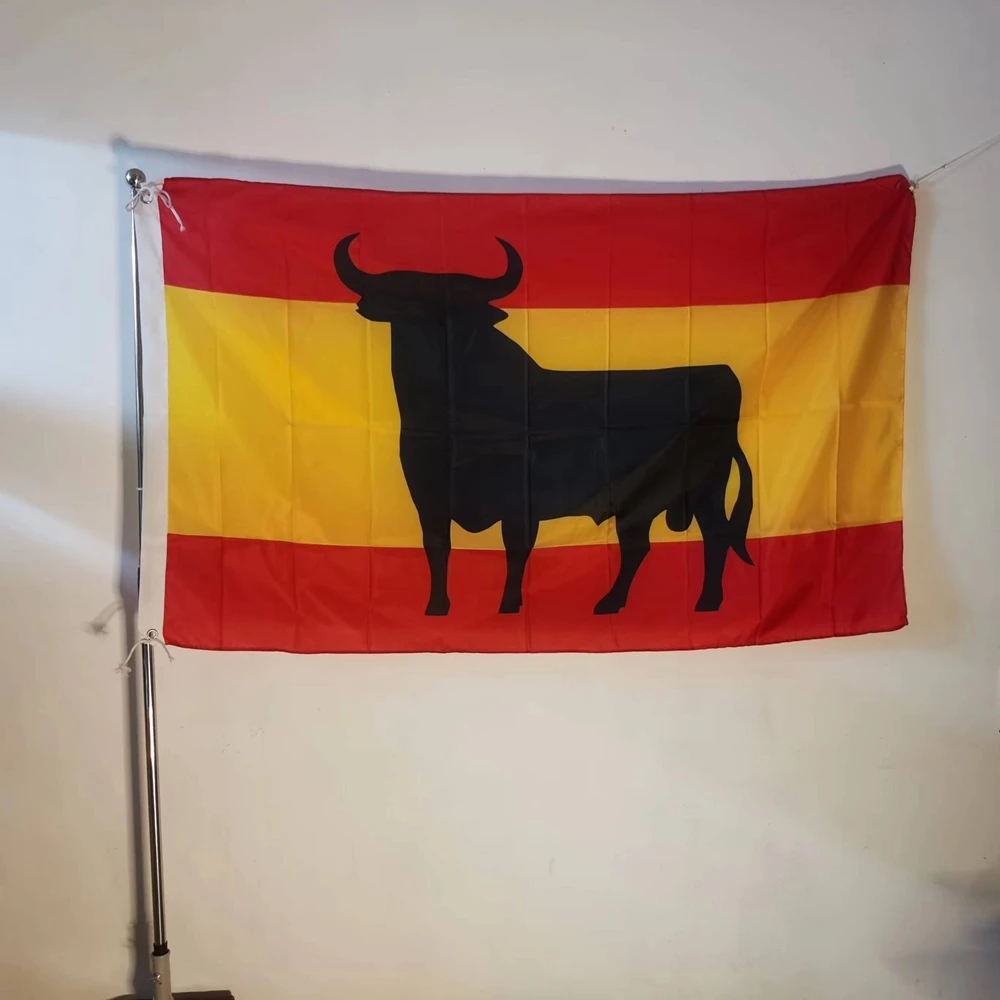 Fallout Cosplay Prop - Spanien-Bull-Flagge für Sport, Party, Festival, Banner,