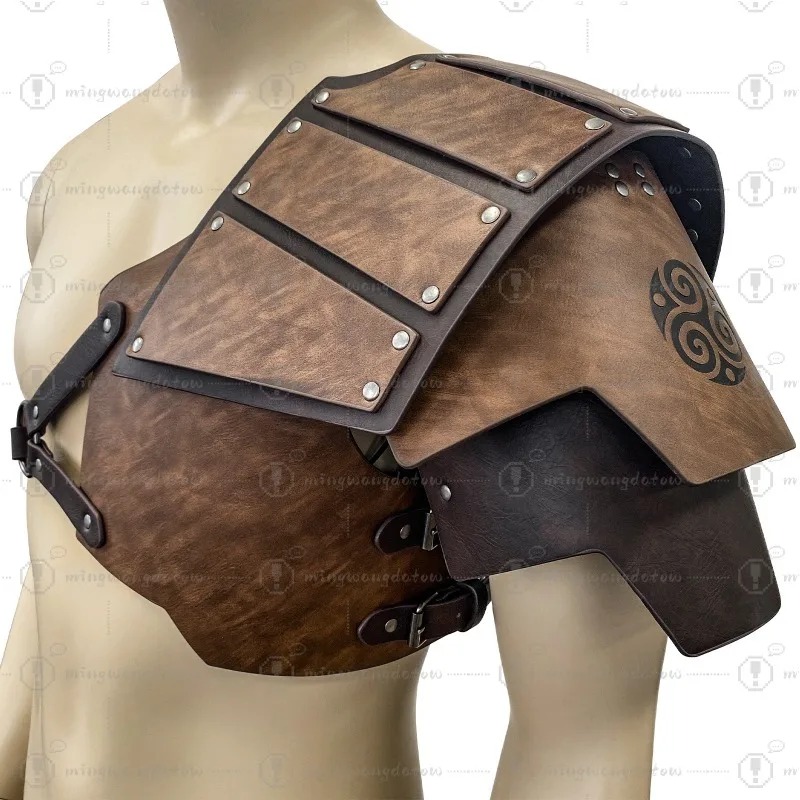 Cosplay Props - Mittelalterliche einseitige Schulterrüstung im nordischen Stil,