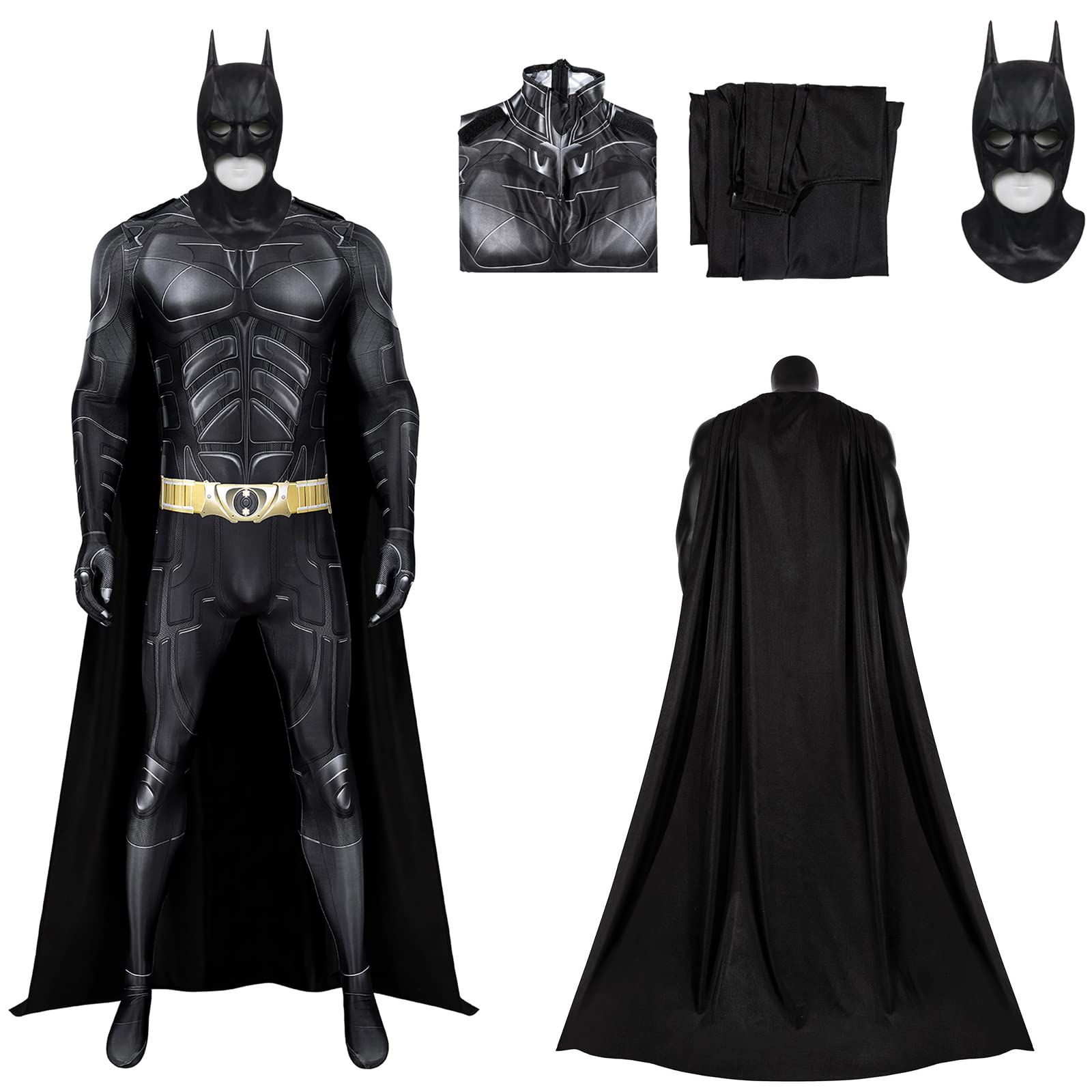 Cosplay Bat Prop - Fledermaus-Superhelden-Kostüm für Erwachsene, Herren, Ritter, Cosplay,