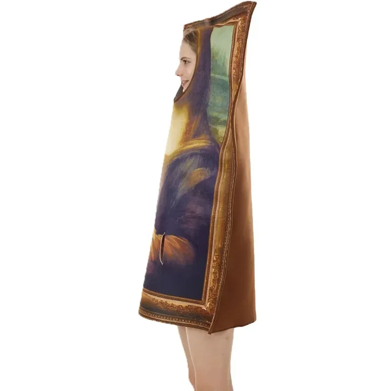 Cosplay Prop Painting - CyFamous Gemälde Kostüm Mona Lisa Lustiges