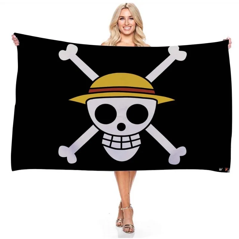 Cosplay Prop Painting - One Piece 90x150cm Piratenschädel-Flagge Heim-Schlafzimmer-Wanddekoration Banner