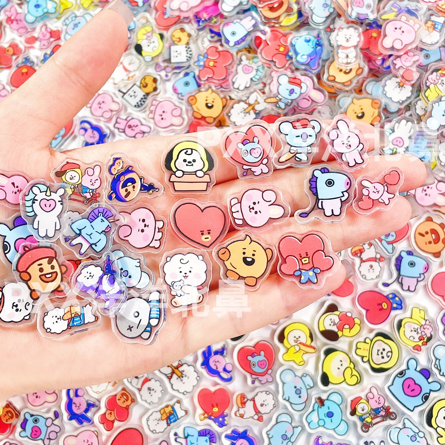Cosplay Prop Diy - 100 Stück BT21 BTS einlagige 2cm