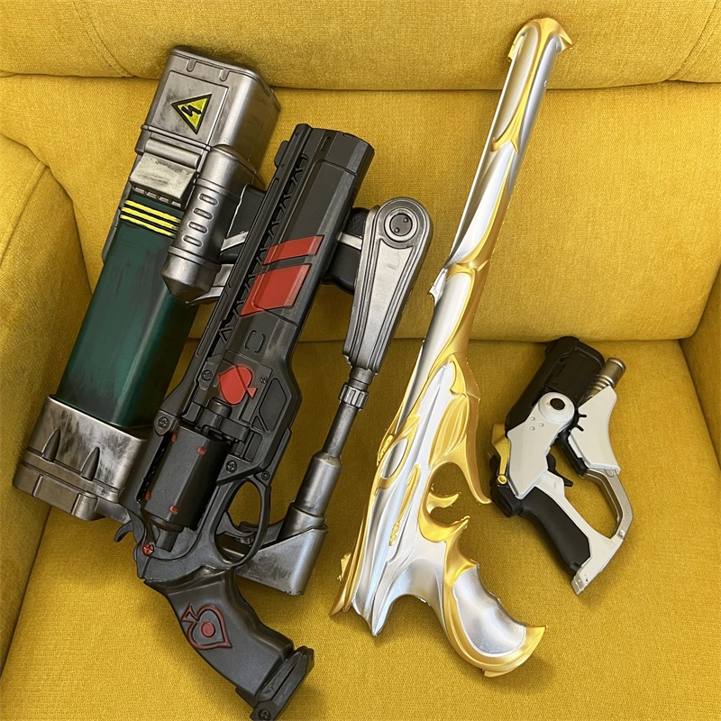 Fallout Cosplay Prop - Cosplay Goldene Waffen Laser Gewehr Revolver