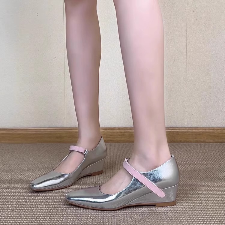 Damen Keilabsatz-Schuhe mit ec – Velcro Hook Loop Bewertung und Preis