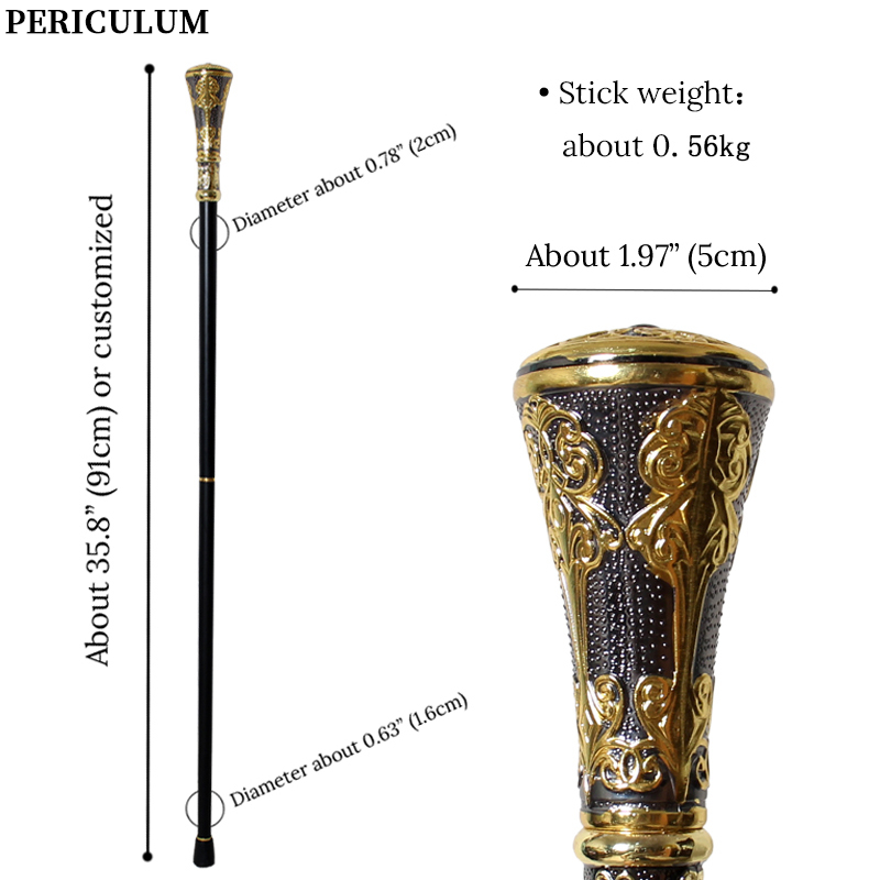 Viktorianischer Schwarz-Golden – Detachable Cosplay Prop Bewertung und Preis
