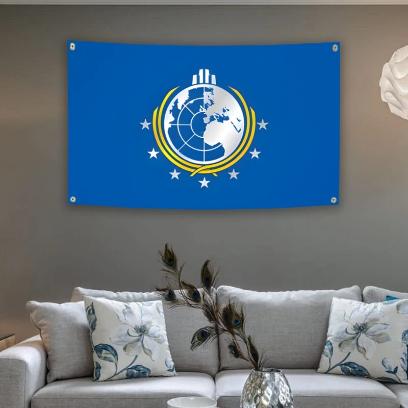 Super Earth Flag Helldivers 3x – Fallout Cosplay Prop Bewertung und Preis
