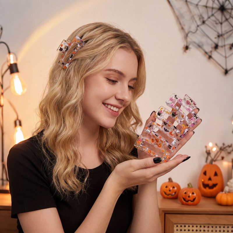 4-teiliges Halloween Haarklamm – Cosplay Bat Prop Bewertung und Preis