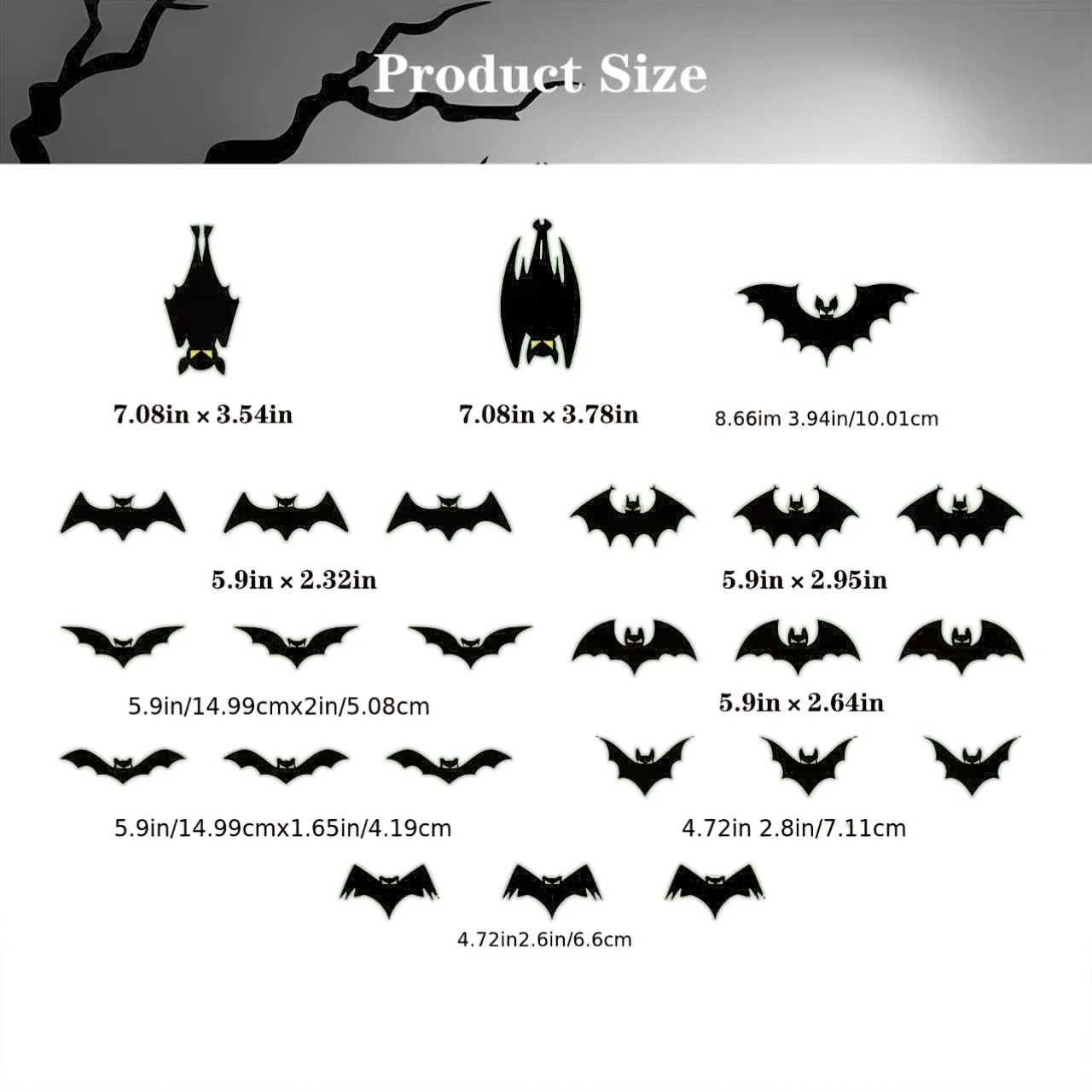 24 Halloween-Magnetfledermäuse – Cosplay Bat Prop Bewertung und Preis