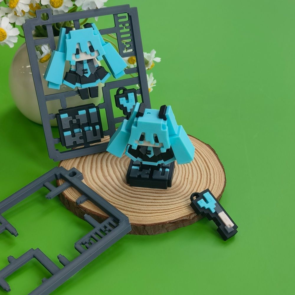 3D-gedrucktes niedliches Pixel – Cosplay Prop 3D Print Bewertung und Preis