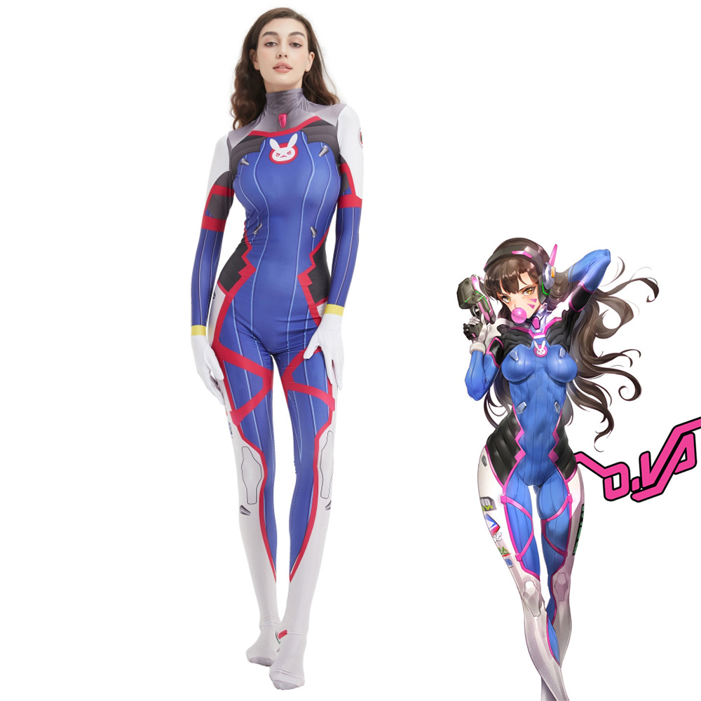 D.VA Widowmaker Jumpsuit Onesi – Dva Cosplay Prop Bewertung und Preis
