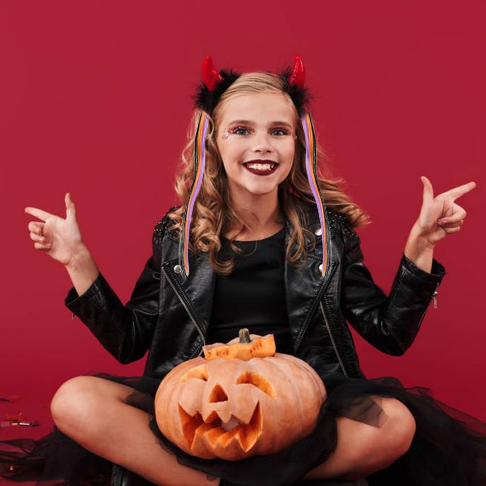 1 x Halloween-Perücken-Haarspa – Cosplay Bat Prop Bewertung und Preis